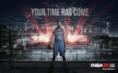 2K annonce que Kevin Durant, élu MVP 2014 de la NBA, sera sur la jaquette de NBA 2K15