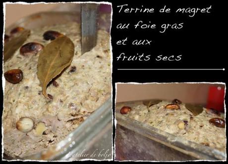 Terrine de magret au foie gras et aux fruits secs 2