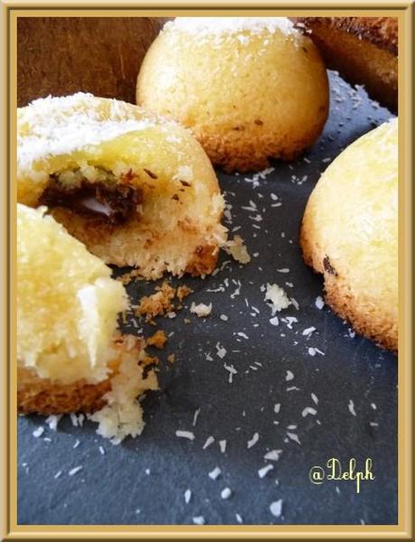 Moelleux congolais coeur chocolat