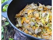 Boeuf légumes légèrement croquants