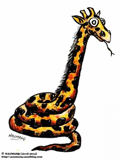 webzine,zébra,bd,gratuit,fanzine,bande-dessinée,gag,naumasq,giraferpent,dessin,humour,monstre