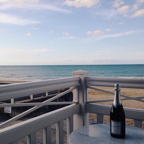 Accord parfait #champagne #borddemer #sea #normandie #iloveit