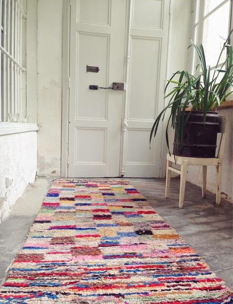 tapis de couloir boucherouite vintage ©lovmint