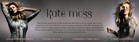 Kate Moss pour Topshop