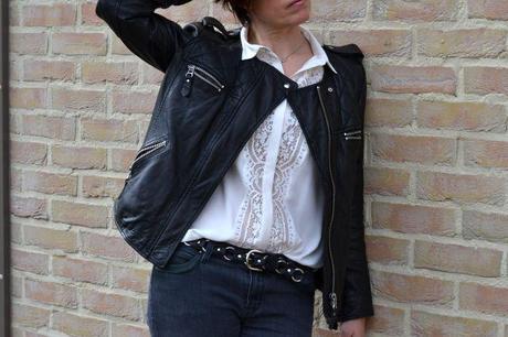 Isabel Marant leather belt and jacket 2