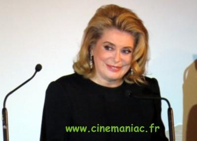 Ouverture par Catherine Deneuve du 4° FCCF au Gaumont-Marignan à Paris