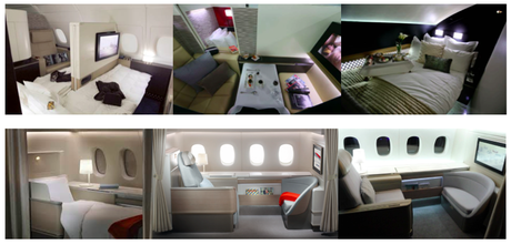 Bataille d’egos aériens pour les classes first avec 11 m2 pour Etihad et 3 m2 pour Air France : est-ce vraiment du luxe ? 