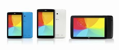 LG dévoile 3 nouvelles tablettes tactiles G Pad sous Android
