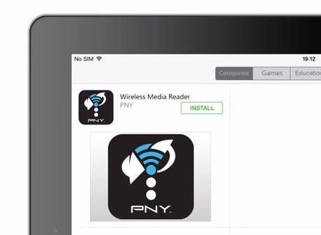 PNY Wireless Media Reader, lecteur multimédia pour terminaux mobiles