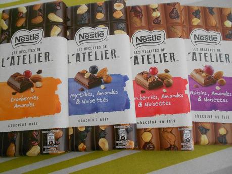 Nouveauté : Les tablettes de chocolat Nestlé : Les Recettes de l'Atelier
