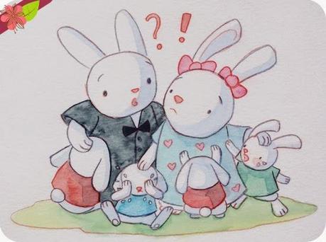 Un repas chez les lapins de Pâques