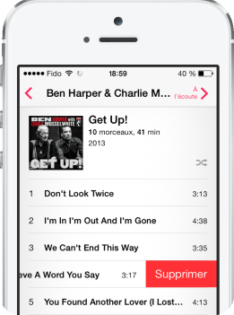 Musique iOS 8