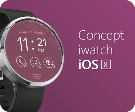 Concept iWatch iOS 8