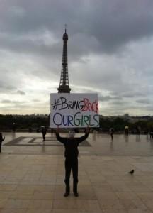Manifestation Paris Trocadero #Bringbackourgirls / Photo ©romainparis.fr