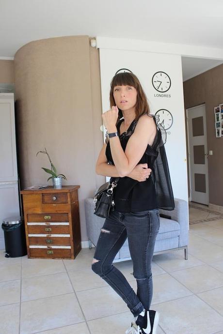 Froufrouté en Mango, blog mode, fashion blog, french blogger, fashion blogger, lisa marie diary, outfit, ootd, zara, mango, nike, blazer, ps11, proenza schouler