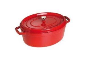 Vente flash : cocotte Staub Ovale Cerise 37 cm