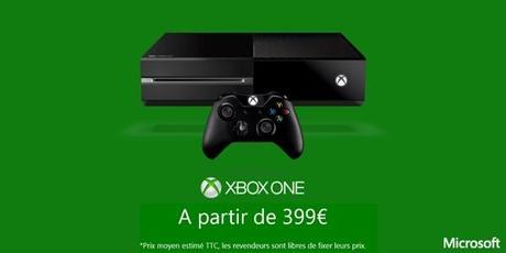 Microsoft baisse le prix de sa Xbox One à 399 euros (sans Kinect), comme la PS4