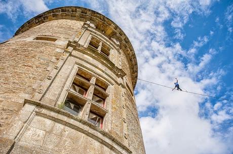 Médiév'Highline - La Prise du Château d'Apremont