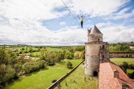 Médiév'Highline - La Prise du Château d'Apremont
