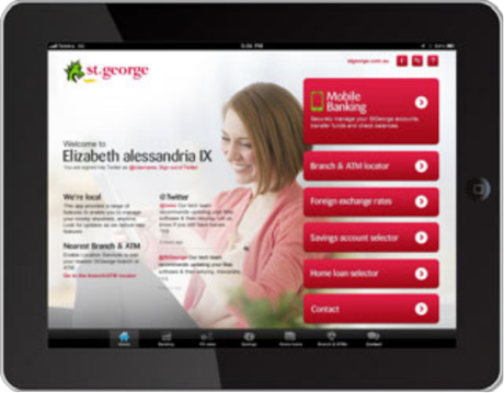 St George Bank pour iPad