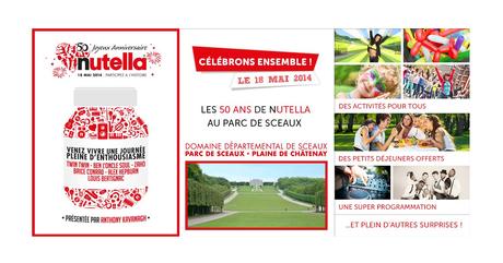 Anniversaire Nutella - Dimanche 18 mai Paris / Parc de Sceaux