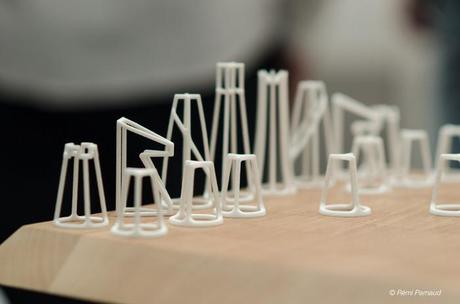 ZWEIG le jeu d'échec monochrome imprimé en 3D par BYAM