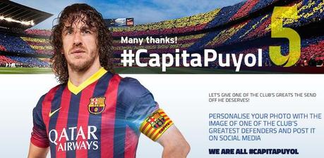 #CapitaPuyol, la campagne digitale qui rend hommage à Carles Puyol