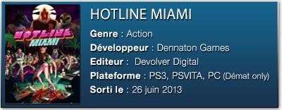 FICHE TECHHM [TEST] Hotline Miami (PSVITA)