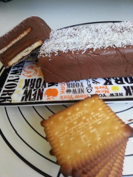 Terrine ganache chocolat, petits beurres