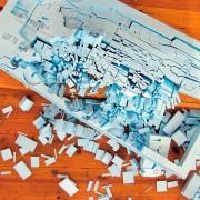 Anarchitecture, 120cm/60cm, 2006. © Jean Denant,