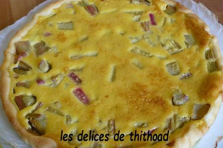 tarte à la rhubarbe