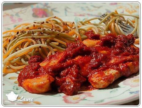 Poulet à la tomate