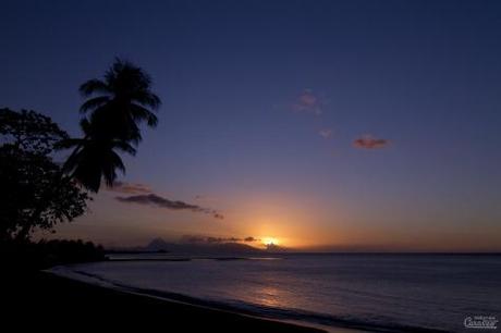 Coucher de soleil, Tahiti
