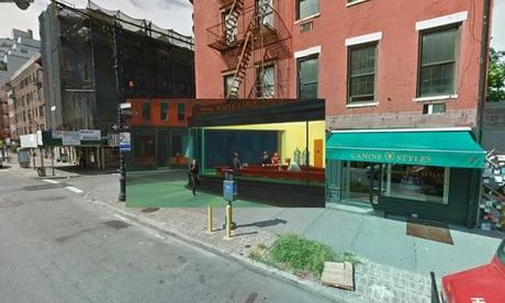 Des classiques de la peinture dans Google Street View - Photo montage