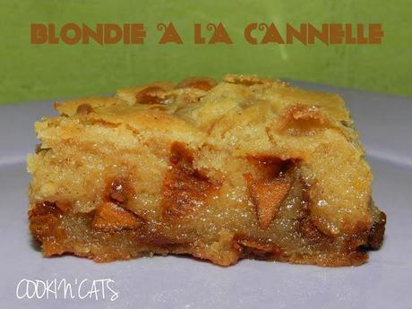 BLONDIES A LA CANNELLE