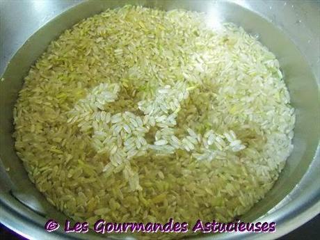 Salade de riz et de lentilles