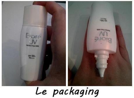 Revue Kao Bioré Perfect Milk le packaging