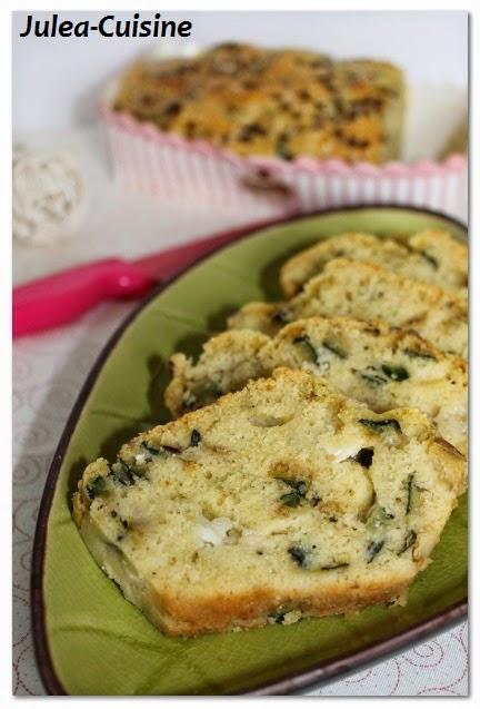 Cake courgettes et chèvre {Apéro time!}