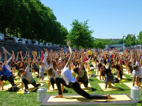 Alors, c'était comment cette séance de yoga en plein air ?