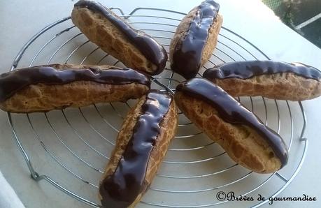 Eclairs au chocolat {Recette CAP}