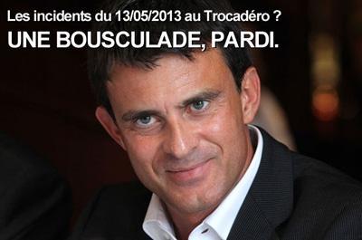 Policiers chinois à Paris : à quand des bretons ou des berrichons ? valls : bousculade