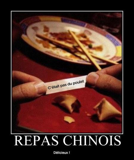 Policiers chinois à Paris : à quand des bretons ou des berrichons ? chinese food