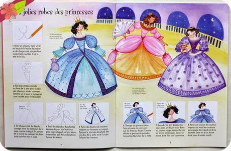 J’apprends à dessiner les princesses et les ballerines aux éditions Usborne