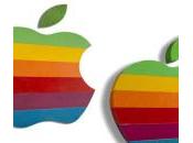 Apple deux originaux logo enchères