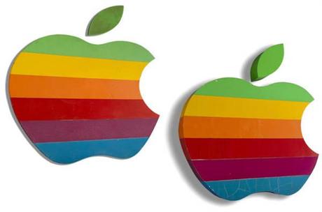Vente aux encheres logo Apple