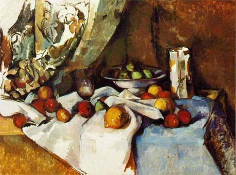 Still Life with Apple de Cezanne