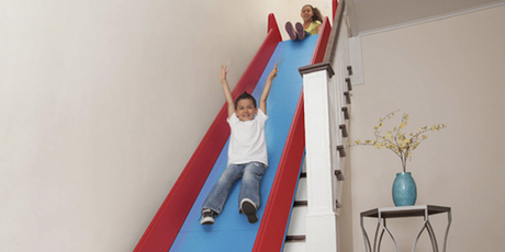 L’IDEE DE LA SEMAINE : Transformer son escalier en toboggan