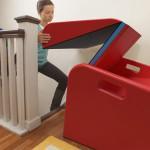 L’IDEE DE LA SEMAINE : Transformer son escalier en toboggan
