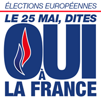 Le Front National dit non à l'Europe et oui à la France.
