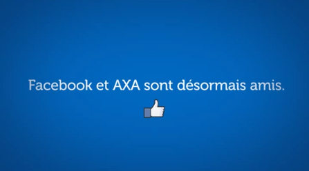 Facebook et Axa sont amis